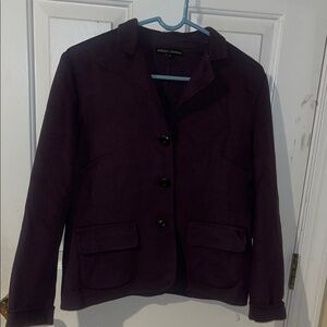 Barbara Lohmann Dark Purple Blazer